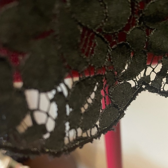 Talulah Black Lace Short Sleeve Blouse - Picture 7 of 8